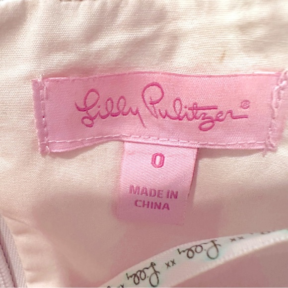 Lilly Pulitzer Remi‎ Dress Bayview Stripe Metallic Dress Women's 0 Blue Horizon - Picture 8 of 11